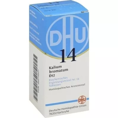BIOCHEMIE DHU 14 Kalium bromatum D 12 tabletas, 80 piezas