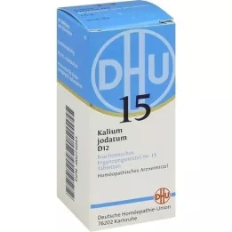 BIOCHEMIE DHU 15 yodato de potasio D 12 tabletas, 80 piezas