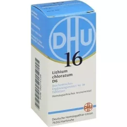 BIOCHEMIE DHU 16 tabletas de clorato de litio D 6, 80 piezas