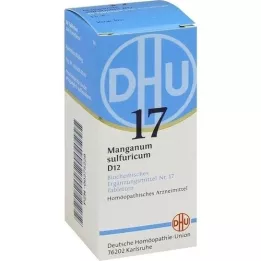 BIOCHEMIE DHU 17 Manganum sulfuricum D 12 tabletas, 80 piezas