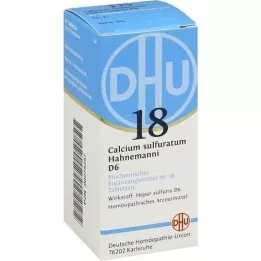 BIOCHEMIE DHU 18 tabletas de calcio sulfuratum D 6, 80 piezas