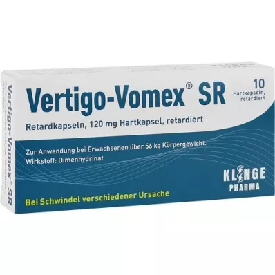 VERTIGO-VOMEX SR Cápsulas de liberación sostenida, 10 piezas
