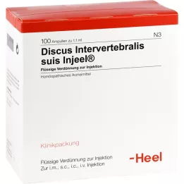 DISCUS INTERVERTEBRALIS ampollas suis Injeel, 100 piezas