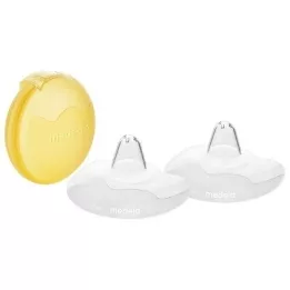 MEDELA Protector para pezones Contact L con caja de almacenamiento, 2 unidades