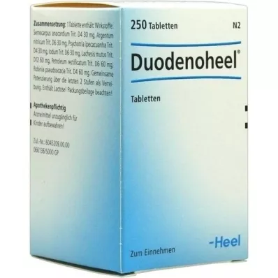 DUODENOHEEL Tabletas, 250 piezas