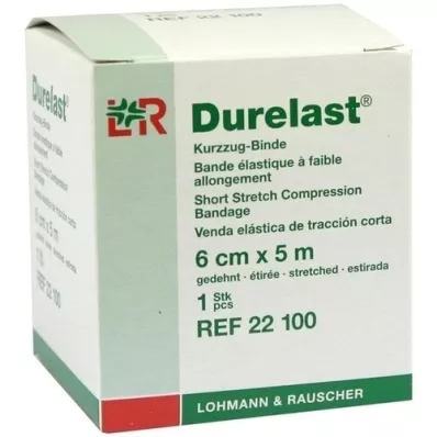DURELAST Vendaje 6 cm x 5 m, 1 pieza