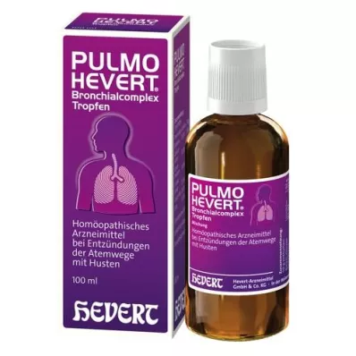 PULMO HEVERT Gotas de complejo bronquial, 100 ml PULMO HEVERT Gotas de complejo bronquial, 100 ml