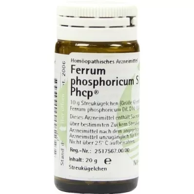 FERRUM PHOSPHORICUM S Phcp glóbulos, 20 g