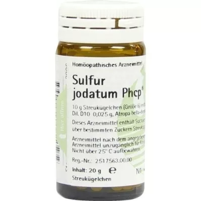 SULFUR JODATUM PHCP Glóbulos, 20 g