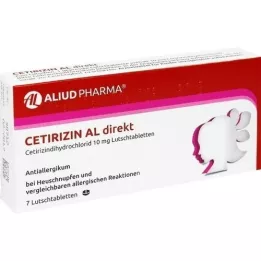 CETIRIZIN AL pastillas directas, 7 piezas