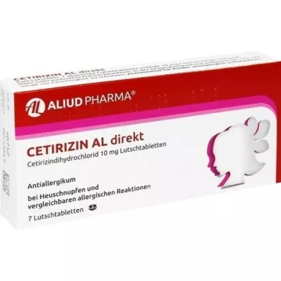 CETIRIZIN AL pastillas directas, 7 piezas
