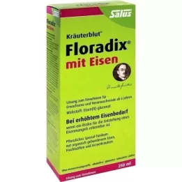 FLORADIX con solución oral de hierro, 250 ml