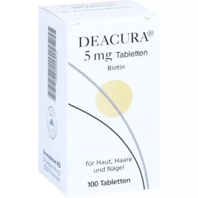 DEACURA comprimidos de 5 mg, 100 unidades DEACURA comprimidos de 5 mg, 100 unidades