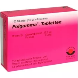 FOLGAMMA Tabletas, 100 piezas