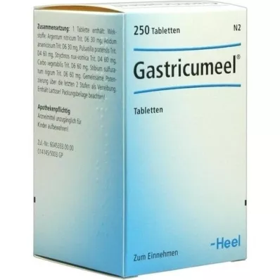 GASTRICUMEEL Tabletas, 250 piezas