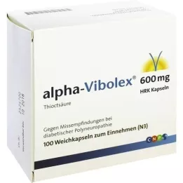ALPHA VIBOLEX 600 mg HRK cápsulas blandas, 100 piezas