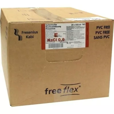 ISOTONISCHE Solución salina Fresenius freeflex, 20X500 ml