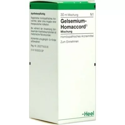 GELSEMIUM HOMACCORD Gotas, 30 ml