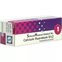 SCHUCKMINERAL Glóbulos 1 Calcio fluoratum D12, 7,5 g