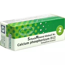 SCHUCKMINERAL Glóbulos 2 Calcio fosfórico D 12, 7,5 g