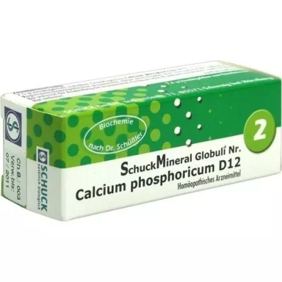 SCHUCKMINERAL Glóbulos 2 Calcio fosfórico D 12, 7,5 g