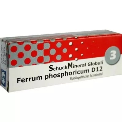 SCHUCKMINERAL Glóbulos 3 Ferrum morphicum D12, 7,5 g SCHUCKMINERAL Glóbulos 3 Ferrum morphicum D12, 7,5 g