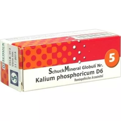 SCHUCKMINERAL Glóbulos 5 Kalium morphicum D6, 7,5 g SCHUCKMINERAL Glóbulos 5 Kalium morphicum D6, 7,5 g