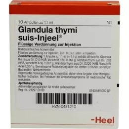 GLANDULA THYMI ampollas suis Injeel, 10 piezas