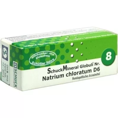 SCHUCKMINERAL Glóbulos 8 clorato sódico D6, 7,5 g