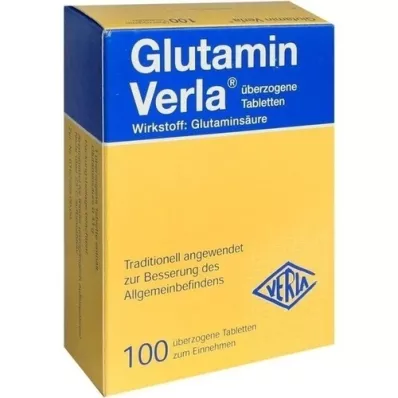 GLUTAMIN VERLA tabletas recubiertas, 100 piezas