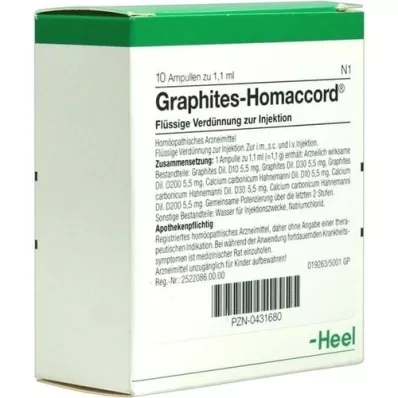 GRAPHITES HOMACCORD Ampollas, 10 piezas GRAPHITES HOMACCORD Ampollas, 10 piezas