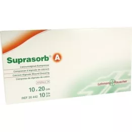 SUPRASORB A Alginato de calcio compr.10x20 cm, 10 piezas