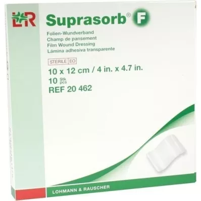 SUPRASORB F Apósito de lámina para heridas 10x12 cm estéril, 10 unidades