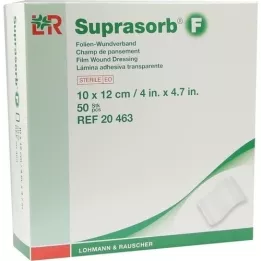 SUPRASORB F Apósito de lámina para heridas 10x12 cm estéril, 50 unidades