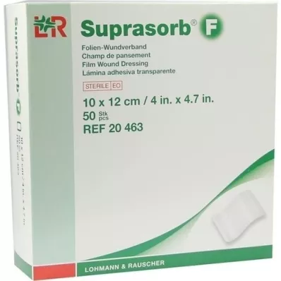 SUPRASORB F Apósito de lámina para heridas 10x12 cm estéril, 50 unidades