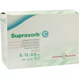 SUPRASORB C Apósito para heridas de colágeno 0,8x8x12 cm, 5 piezas