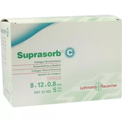 SUPRASORB C Apósito para heridas de colágeno 0,8x8x12 cm, 5 piezas