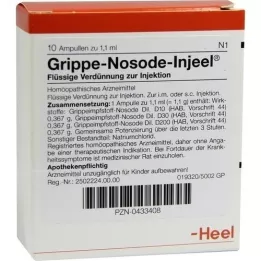 GRIPPE NOSODE Ampollas Injeel, 10 piezas