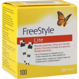 FREESTYLE Tiras reactivas Lite sin codificación, 100 unidades