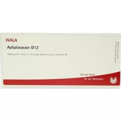 ACHATWASSER D 12 ampollas, 10X1 ml