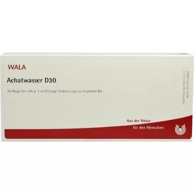 ACHATWASSER D 30 ampollas, 10X1 ml
