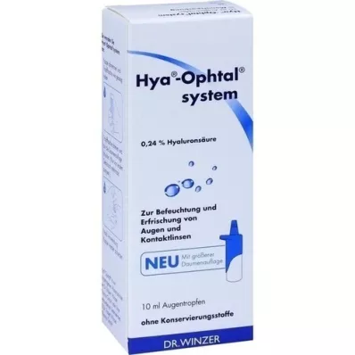 HYA-OPHTAL gotas para los ojos del sistema, 10 ml
