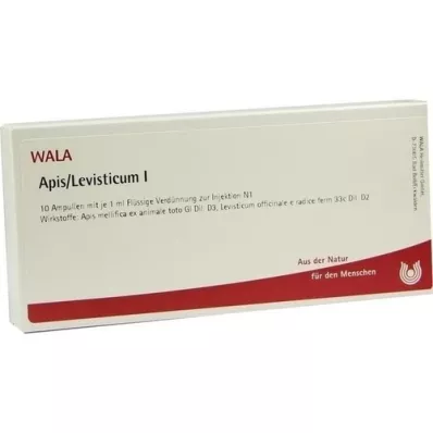 APIS/LEVISTICUM I ampollas, 10X1 ml