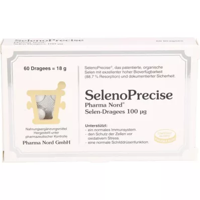 SELENOPRECISE 100 μg de grageas Pharma Nord, 60 piezas