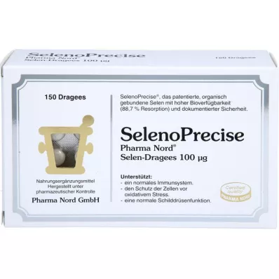 SELENOPRECISE 100 μg de grageas Pharma Nord, 150 unidades