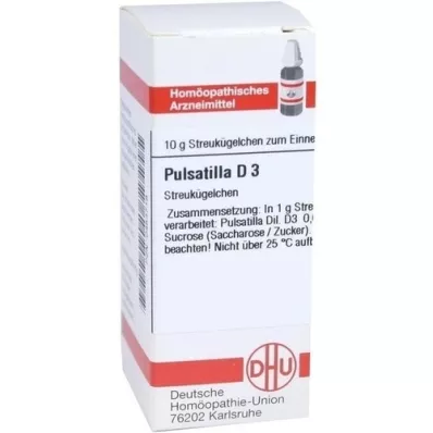 PULSATILLA D 3 glóbulos, 10 g