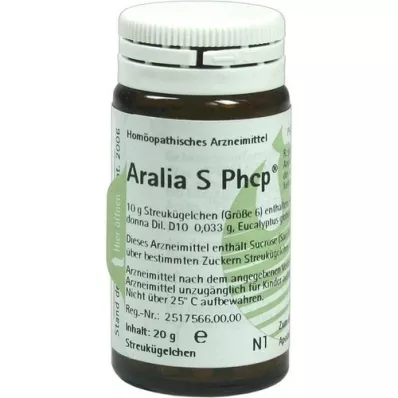 ARALIA S Phcp glóbulos, 20 g