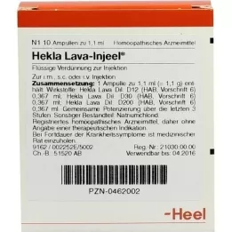 HEKLA LAVA Ampollas Injeel, 10 piezas