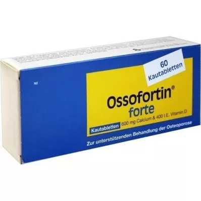 OSSOFORTIN tabletas masticables Forte, 60 piezas OSSOFORTIN tabletas masticables Forte, 60 piezas