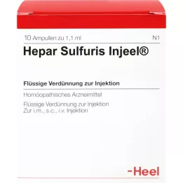 HEPAR SULFURIS INJEEL Ampollas, 10 piezas